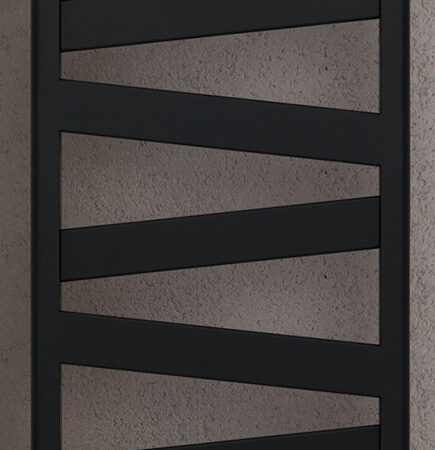 Zehnder Passion Koll.1 Design Heizkörper Mittenanschluss, 166,1x60cm, Black Matt