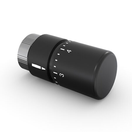 ZE Zubehör Thermostat Design Line M30x1,5, Black Matt