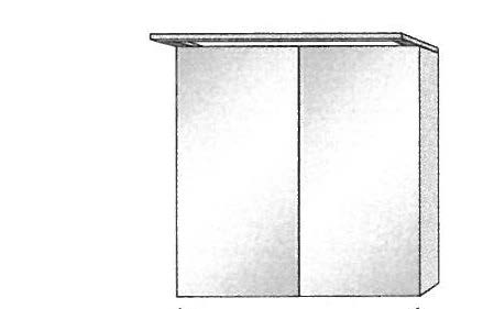 Sanipa Passion Koll. 1 Spiegelschrank 80x76x14,9cm, Korpus White