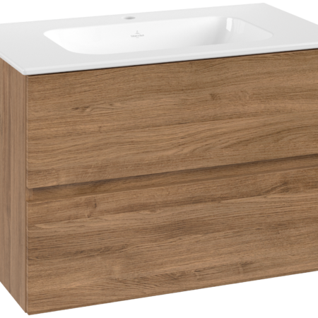 V&B Passion Koll. 1 Waschplatz-Set 800 x 532 x 470 mm, 2 Auszüge,Oak Kan.