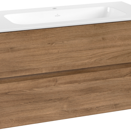 V&B Passion Koll. 1 Waschplatz-Set 1000 x 532 x 470 mm, 2 Auszüge,Oak Kan.
