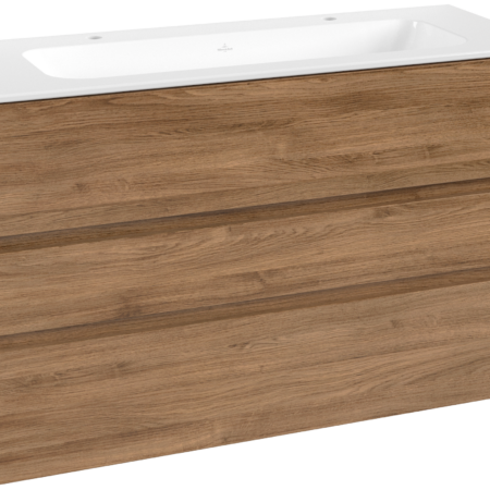 V&B Passion Koll. 1 Waschplatz-Set 1200 x 712 x 470 mm, 3 Auszüge,Oak Kan.