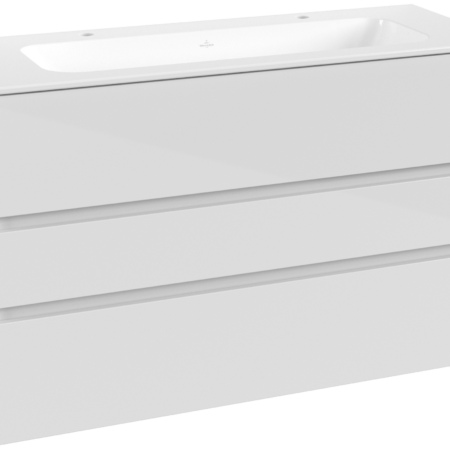 V&B Passion Koll. 1 Doppel-Waschp.-Set 1200 x 712 x 470 mm, 3 Auszüge, White