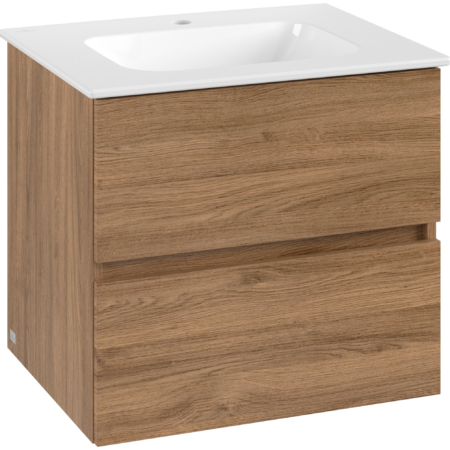 V&B Passion Koll. 1 Waschplatz-Set 600 x 532 x 470 mm, 2 Auszüge,Oak Kan.