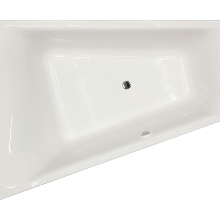 Ferotehna Passion Acryl Wanne Trapez 1750X1350X480MM, LINKS, WEISS GLÄNZEND
