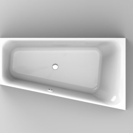 Ferotehna Passion freist. TRAPEZ Wanne RECHTS 1650x950x620 cm