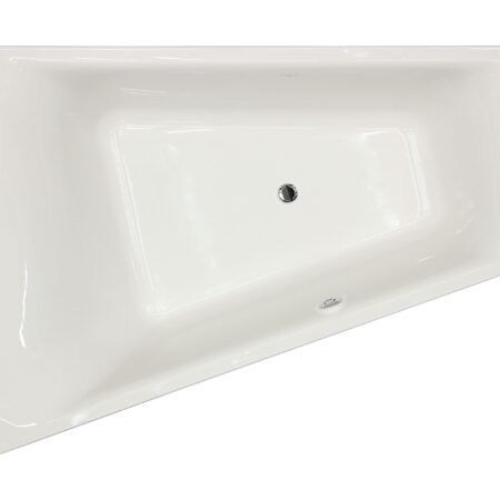 Ferotehna Passion Acryl Wanne Trapez 1700X1000X480MM, LINKS, WEISS GLÄNZEND