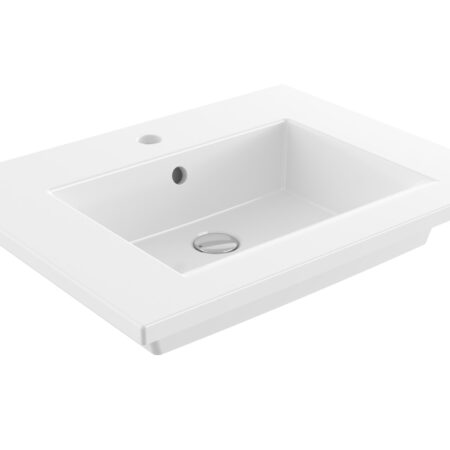 Bocchi Passion Waschtisch 60cm Hahn-und ÜL-Loch, weiß GL