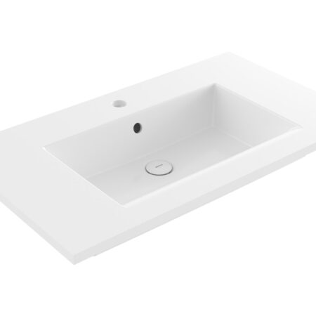 Bocchi Passion Waschtisch 80cm Hahn-und ÜL-Loch, weiß GL