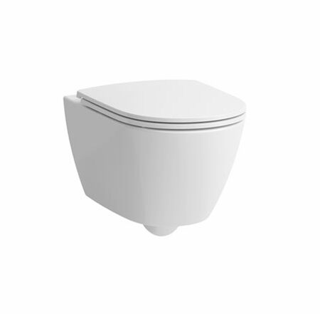 Laufen Passion Wand Sil.Fl. Tiefspül-WC spülrandl. 540x360, m. verd. Bef., weiß