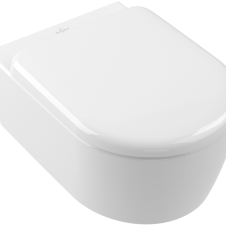 Villeroy & Boch Combi-Pack Skyla 5656CL, 370 x 530 x 315 mm, Oval, wandhängend, Abgang waagerecht, mit TwistFlush, Weiß Alpin