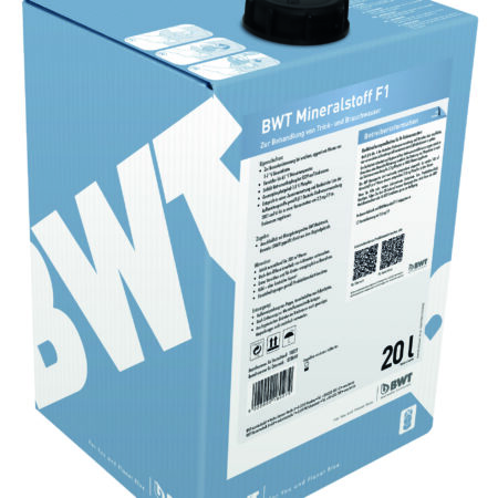 BWT Mineralstoff F4 20 l Box für mittelhartes bis hartes Wasser