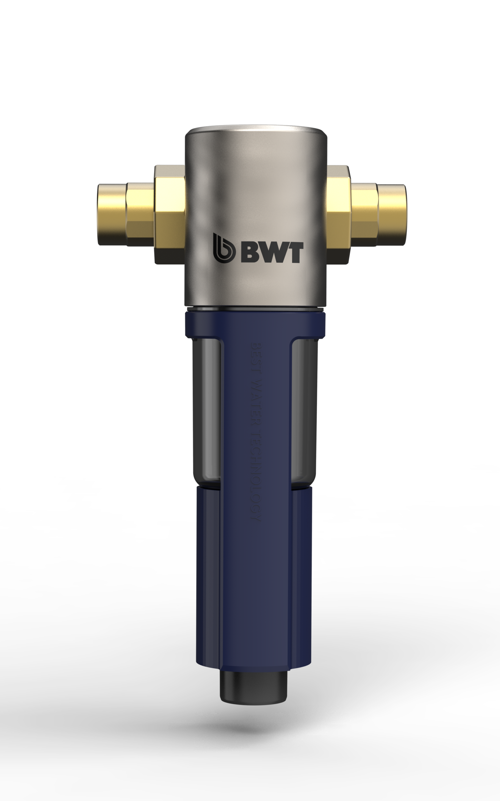BWT MACH RSF 1 1/2" ist ein manueller Rückspülfilter für den waagrechten und senkrechten Einbau in die Trinkwasserleitung mit Schnellverschlusstechnik, bleifrei