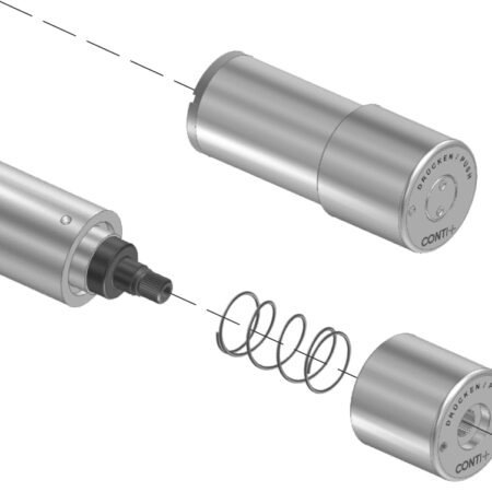 CONTI+ Ölhydraulik mit Isolierstück und, Druckknopf (vormontiert)