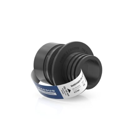 CR Kombiadapter CKA 75/70 / 50/40 (75/70mm auf 50/40mm), bis 0,5 bar, TPE