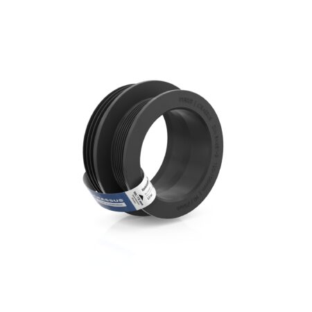 CR Kombiadapter CKA 100-105 / 90/75 (100-105mm auf 90/75mm), b. 0,5 bar, TPE