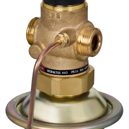Danfoss Vol.-stromregl. mit Stellv. AVQM DN15, Kvs 1,6, PN16, RG5, G3/4 A