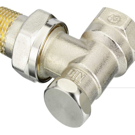 Danfoss RLV-S 15 Rücklaufverschraubung R 1/2, Eck, absperrbar