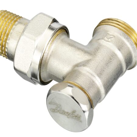 Danfoss RLV-S 15 Rücklaufverschraubung AG 3/4, Eck, absperrbar