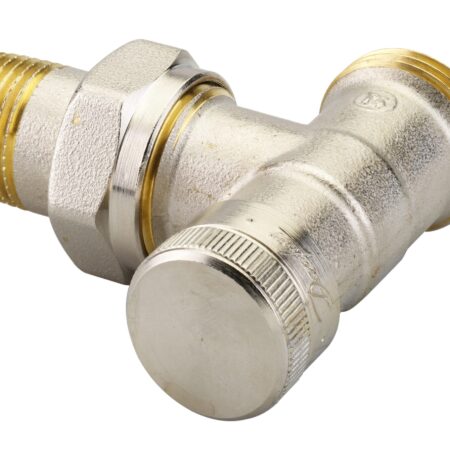 Danfoss Rücklaufverschraubung RLV 15 G 3/4 AG, Eck, vernickelt