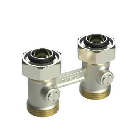 Danfoss Universalverschraubung RLV-KB für Ventil-HK, Heizk, G 3/4, Durchgang