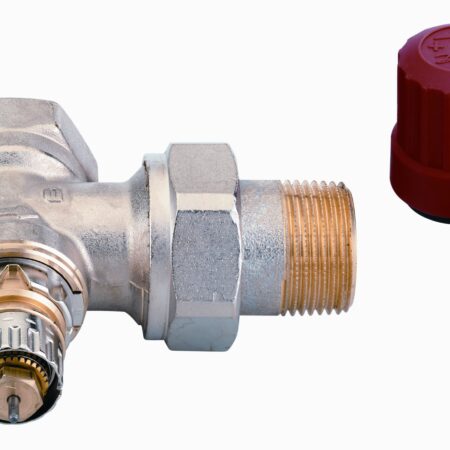 Danfoss Ventilgehäuse RA-N 20 R 3/4, Eck, matt vernickelt