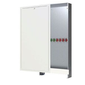 Danfoss Sichtteil zu Unterputzkasten 145H4900, Pulverbeschichtet, RAL9016
