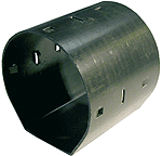 ALVA Verbindungsmuffe 100mm PVC für Dränagerohr tunnelförmig