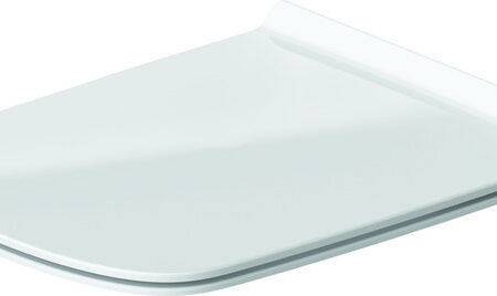 DU WC-Sitz DuraStyle mit SoftClose Scharniere edelstahl, lang, weiß