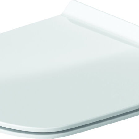 DU WC-Sitz DuraStyle mit SoftClose Scharniere edelstahl, weiß