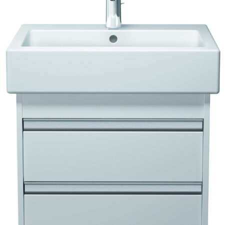 DU Waschtisch Vero 600 mm mit ÜL, mit HLB, 1 HL, weiß