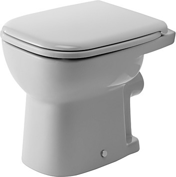 Duravit D-Code Stand WC Weiß Hochglanz 480 mm - 21090900002
