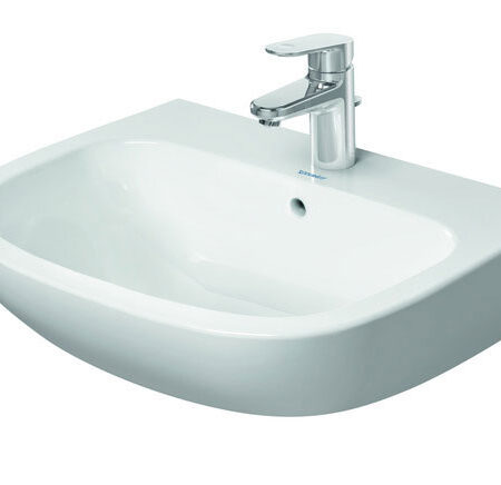 Duravit D-Code Waschtisch Weiß Hochglanz 600 mm - 23106000002