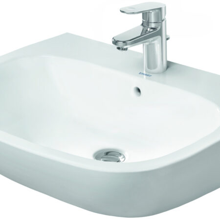 Duravit D-Code Waschtisch Weiß Hochglanz 650 mm - 23106500002