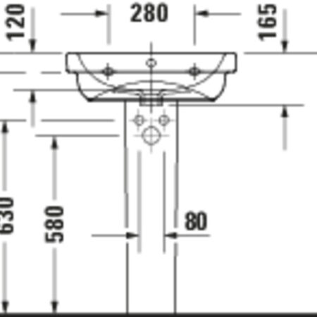DU D-Code 2.0 WT 550x430mm,m.ÜL, Weiß HG