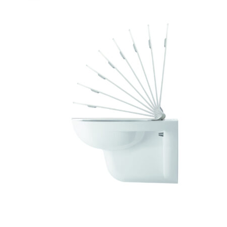 Duravit D-Code Wand WC Weiß Hochglanz 545 mm - 25350900002