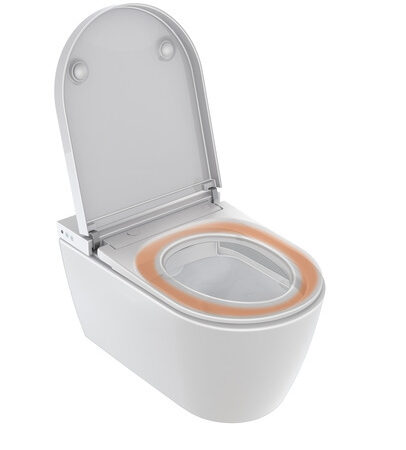 DU SensoWash Starck f Kmp. Dusch-WC Pro 378x575x405,Weiß,TS,Rimless,Wd.hängend