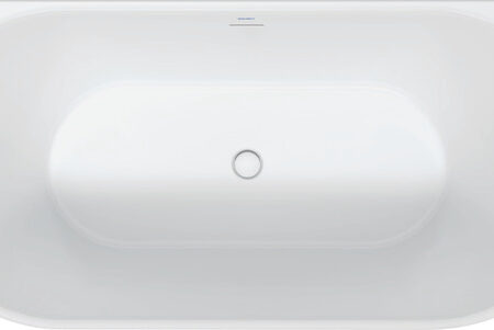 DU DuraSenja BW Vorwand,Oval,Weiß,Acryl 1700x800x585 RS 2,incl.FG u.AÜL-Garn.