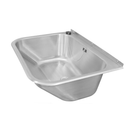 SOLID Waschtrog 650 edelstahl, 1.1mm,Softkante,vergr.HB