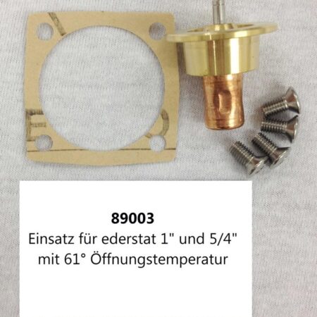 Eder Einsatz f.Ederstat Ladeventil 1"u.5/4" m.61Gr.Oeffungstemp.Nr.89003