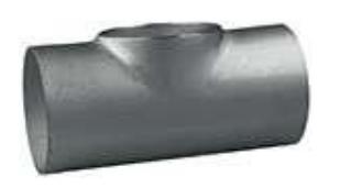 Edelst.T-Stueck ausgehalst 316L 114.3x2.0mm