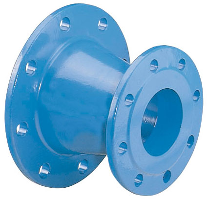 FFR-Reduktion DN100/65 Fl. geb. PN10/16 GGG epoxybeschichtet