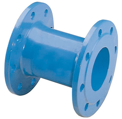 FF-Stück DN100 500mm lang Fl. PN10/16 GGG epoxybeschichtet