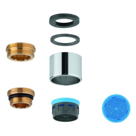 GROHE Mousseur 06574, Innengewinde, M 22 x 1, Durchflussklasse A, 13,5 - 15,0 l/min bei 3 bar, chrom