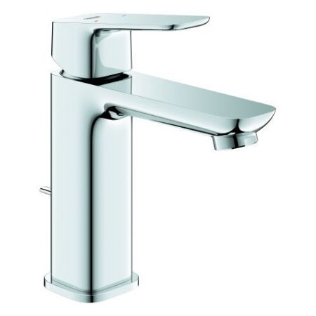GROHE Einhand-Waschtischbatterie Cubeo 101749, M-Size, Zugstangen-Ablaufgarnitur, chrom