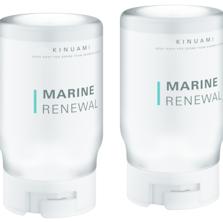 GROHE Schäumende Körperseife Kinuami 103380, Marine, speziell für den Einsatz mit GROHE Purefoam entwickeltes Duschgel, 2 x 250 ml