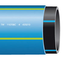 Gerodur PE100RC TW Mantelrohr blau 32x3.0 (100m)  Gerofit SDR11 PN16