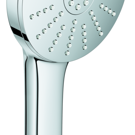 GROHE Handbrause Euphoria 120 134881, 3 Strahlarten: Rain, Jet, Booster, maximaler Durchfluss (bei 3 bar): 7,9 l/min, chrom
