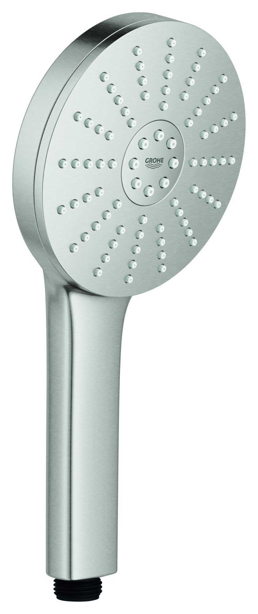 GROHE Handbrause Euphoria 120 134883, 3 Strahlarten: Rain, Jet, Booster, maximaler Durchfluss (bei 3 bar): 5,2 l/min, supersteel