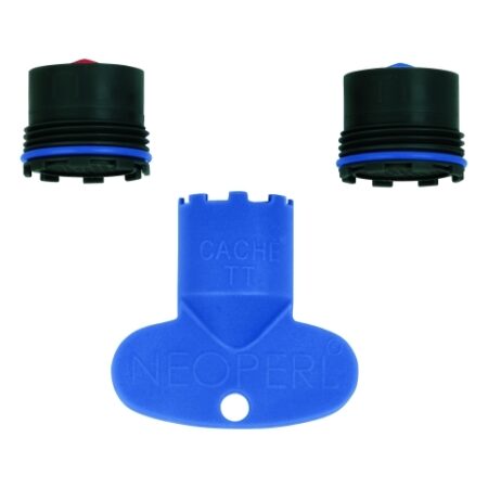 GROHE Mousseur-Set 13937, Mousseur 14,9 l/min bei 3 bar, Mousseur 6,6 l/min bei 3 bar, Außengewinde, M 16,5 x 1, mit Demontageschlüssel
